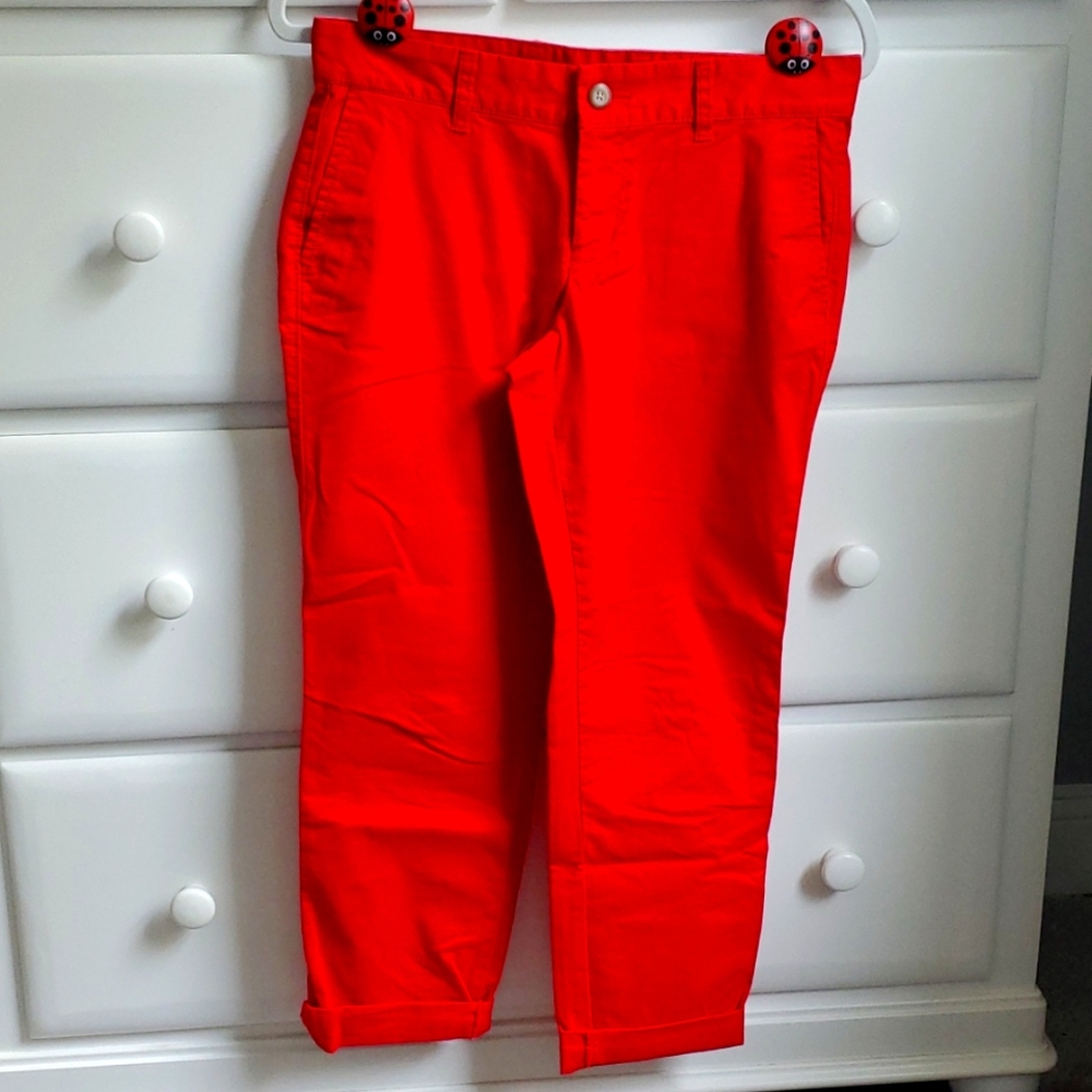 Gap Girlfriend Khaki's Red 0